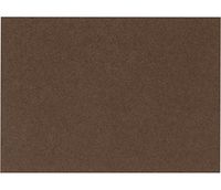 A1 Flat Card (3 1/2 x 4 7/8) - Chocolate Brown (50 Qty.)