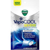 VapoCOOL Severe Medicated Drops, Winterfrost, 45 Drops