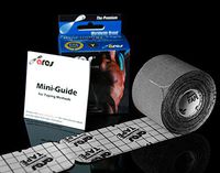 ARES TAPE Genuine Kinesiology Elastic Sports Tape - PRECUT - Pain Relief - Support KT