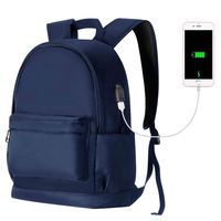 Laptop Backpack with USB Charging Port, Student Backpack, Water-resistant Travel Backpack for Women and Men