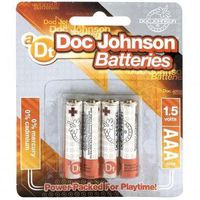 Doc Johnson Batteries AAA 4 Pack (Package Of 4)
