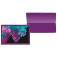 Mightyskins Skin Compatible with Microsoft Surface Pro 6 Tablet - Solid Purple | Protective, Durable, and Unique Vinyl Decal Wrap Cover | Easy to Apply, Remove, and Change Styles | Made in The USA
