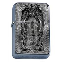 Ouija Board Flip Top Oil Lighter D6 Talking Spirit Occult Witchcraft Spooky