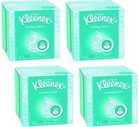 Kleenex Cooling Lotion Facial Tissues, 3 Ply, 45 Tissues Per Box, Infused With Coconut Oil (4 Boxes)