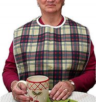 4pk Terry Adult Bib, Blue