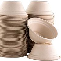 Restaurant-Grade, Biodegradable 8Oz Bowls Bulk 250Pk. Great for Ice Cream, Chili or Soup. Disposable, Compostable Wheatstraw Bowls are Allergen-Free, Leakproof and Microwave Safe for Hot or Cold Use