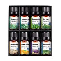 Best4UrLife Aromatherapy Essential Oil Set (100% Pure & Natural),Therapeutic Grade Essential Oils 4X/6X8X/12X/16X/20X (Colorful 8X)