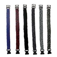 6PC Outdoor Bracelet Mixed Color Paracord Rope Camping Hiking Women Men Gifts Popular Bracelets Fashion Charms Accesories Best Accessory Good