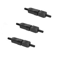 Qiying 3 pairs A 3-pin adapter connector can be connected, and the DIY power cable can be connected using a C13 C14 power plugIEC320 C14 Male + C13 Female Inline Adapter Plug Power Socket Connectors 3