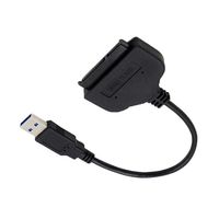 LOCHI Adapter SATA USB 3.0 To Serial 22pin Converter Cable External Hard Drive Disk Hard Disk for 2.5" HDD/SSD 25CM 100%"NEW