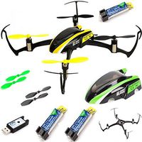 Blade BLH7680 Nano QX BNF QuadCopter w 3X Lipo Battery + Crash Kit Combo 1