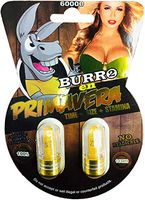 Burro 2 En Primavera 60K (8 Pill) + Capsule All Natural Male Sexual Performance Enhancement Stamina Energy Booster