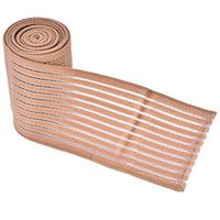 Sports Bondage, 2 PCS Adjustable Support Gym Strap Protective Wristband Knee Sports Bondage for Sprain Swelling and Soreness on Wrist and Ankle(Beige)