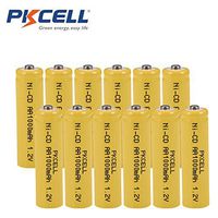 Pkcell AA Nicd Rechargeable Batteries 1000mAH,12 Packs