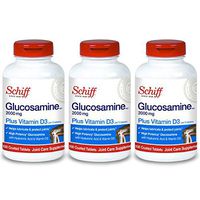 Schiff Glucosamine 2000mg with Vitamin D3 and Hyaluronic Acid Joint Supplement, 150 ct (Pack of 3)