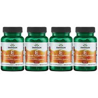 Swanson Vitamin E Mixed Tocopherols 400 Iu 100 Sgels 4 Pack