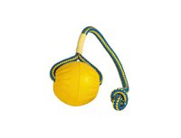 StarMark Fantastic Foam Ball on a Rope Dog Toy, Medium