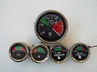 Massey Ferguson Tractor Oil Pressure+ Temperature+ Gauge Set Tachometer Set