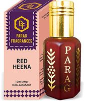 Parag Fragrances Red Heena Attar 1 Tola / 12ml (Crystal Series) (Limited Time Launching Offer Pack) Natural Distiled Attar/Alcohol Free Attar/Long Lasting Attar