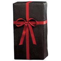 Embossed Leather Gift Wrap - Black