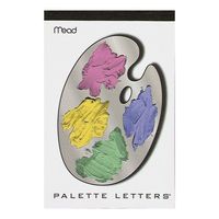 Mead Palette Letters Tablet 120 Sheets (6-Pack)