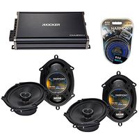 Compatible with Mercury Villager 96-02 OEM Speaker Replacement Harmony (2) R68 & CXA300.4 Amp (Renewed)