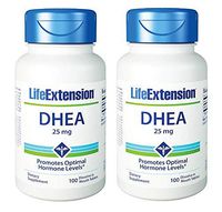 Life Extension Dhea , 25 Mg Tablets, 100-count X 2