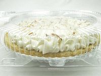 10" Clear Clamshell Pie Container Low Dome #CPC-110 (100)