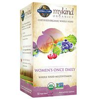 Garden of Life Multivitamin for Women - mykind Organic Women's Once Daily Whole Food Vitamin Supplement, Vegan, 60 Count Tablets