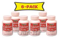 NAT-RUL Calcium 600mg +D - 60 Tablets (6 Pack)