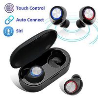 True Wireless Earbuds Bluetooth 5.0 Touch Control Sport Earphones, with Charging Case Bulid-in Mic IPX7 Waterproof Bluetooth Earbud