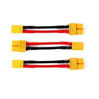 FLY RC 3pcs XT60 Male to XT30 Female Connector Adapter Turnigy Drone XT30 XT60 FPV Cable 16awg 50mm