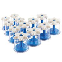 WAOBE Cupping Transparent 12 Cans Chinese Cupping Massage Therapy Set Different Size Medical Resin Easy to Use Built-in Magnetic Film a Cupping