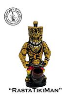 Handmade Tobacco Pipe Art Collectible Smoke functional "RastaTikiMan" Collection