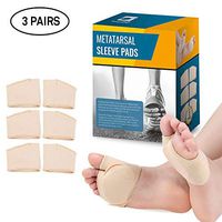 Ball of Foot Cushions 3 Pairs Foot Pads (6 Pieces) |, No Color, Size No Size