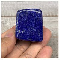 61.8g, 1.4"x1.2"x1.1", Natural Untreated Small Lapis Lazuli Tumbled Glassy Polished Gemstone, Freeform, Metaphysical, Healing Stone, F2839