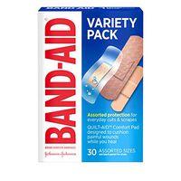 B-A Bandages Variety Pk Size 30ct Band-Aid Variety Pack