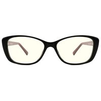 TIJN Blue Light Blocking Glasses Vintage Cateye Frame Anti Eyestrain Blue Ray Filter for Women Girls