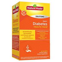 Diabetes Health Pack Nutritional Support for Diabetes and Pre-diabetes of 60 Packets (6 VITAMINS)