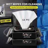 Disposable Shoe Wipes Set - Travel Portable Disposable Sneakers Cleaning Wet Wipes White Shoes Artifact -Quick, Easy & Disposable Cleaner Wet Shoes Leather Goods Resealable (12PC)