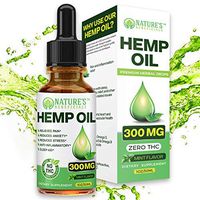 Organic Hemp Oil Extract Drops 300mg - Ultra Premium Pain Relief Anti-Inflammatory, Stress & Anxiety Relief, Joint Support, Sleep Aid, Omega Fatty Acids 3 6 9, Non-GMO Ultra-Pure CO2 Extracted