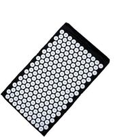 Sivan Health and Fitness Acupressure Mat for Back Massage Comfort (Black)