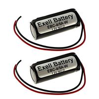 2x Exell EBC-4/5A-W 1.2V Custom NiCd 400mAh Battery Pack w/ 5" Bare Wire Leads