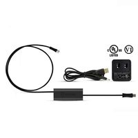 ANTOP Smartpass Amplifier Signal Booster with High Gain & Low Noise & 4G LTE Filter for Any Non-Amplified Antenna to Boost The Over-The-Air TV Signal Black (5ft USB Cable,3ft and 0.3ft Coaxial Cables)