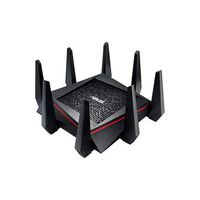 ASUS RT-AC5300 AC5300 Tri-Band WiFi Gaming Router, MU-MIMO, AiProtection Lifetime Security by Trend Micro, AiMesh Compatible for Mesh WiFi System, WTFast Game Accelerator