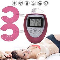 Lzour Electronic Breast Enhancer, Fungal Electric Breast Enhancement Device-8 Modes Electric Pulse Digital Breast Enlargement Massager