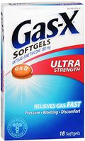 Gas-X Softgels Ultra Strength 18 Soft Gels (Pack of 3)