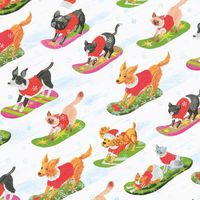 Wrapping Paper 8 Foot Roll Christmas Gift Wrap Ideas Off Leash, 1 Roll