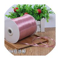 3mm Satin Ribbons 22 Meters/Lots DIY Handmade Crafts Supplies Wedding Birthday Party Decoration Gift Box Wrapping White Ribbons,Coral Pink