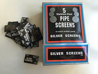 10 X Packs Of 5 Pipe Screens 20mm Silver Stainless Steel Gauze Chillum Tobacco